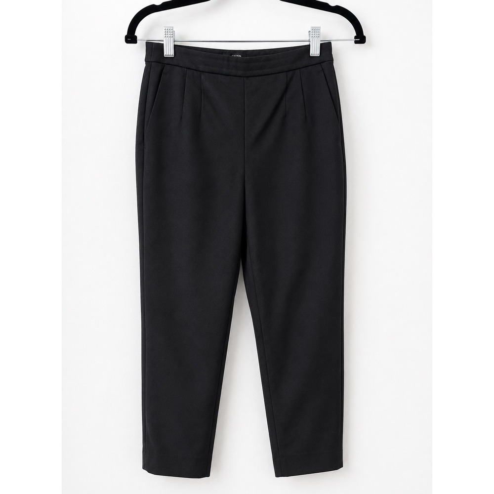 Babaton‎ Dress Pants Women 6 Black Pleated Pockets Office Corporatecore